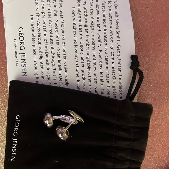 Georg Jensen Polished Silver Cufflinks